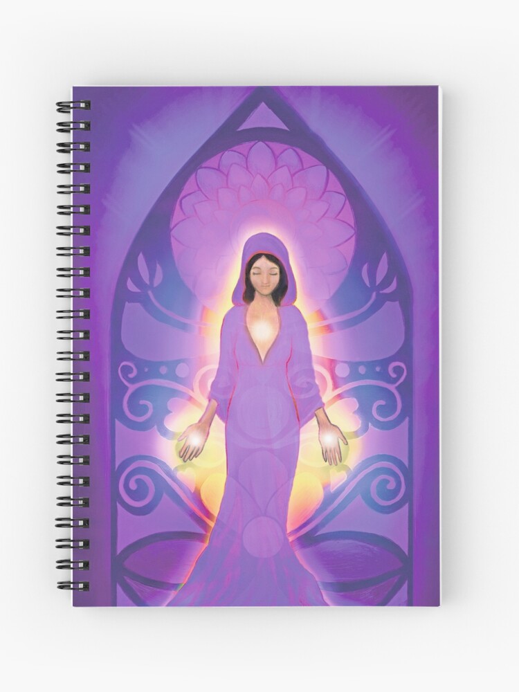 Thumbnail 1 of 3, Spiral Notebook, My holy time designed and sold by LightPictures.