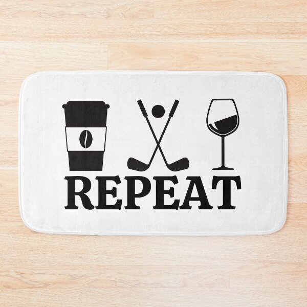 Item preview, Coffee Golf Wine Repeat designed and sold by Auntieck.
