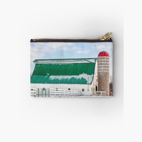 Item preview, Snowy Barn and Silo designed and sold by Kenneth Keifer.