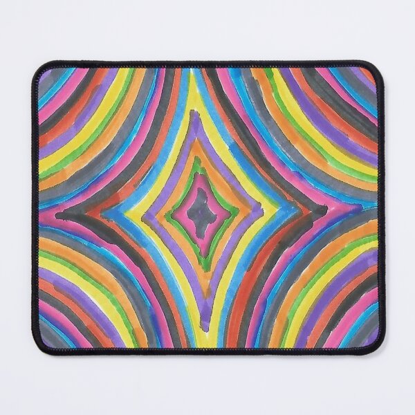 Item preview, Retro Circles Rainbow Print designed and sold by DanielleGensler.
