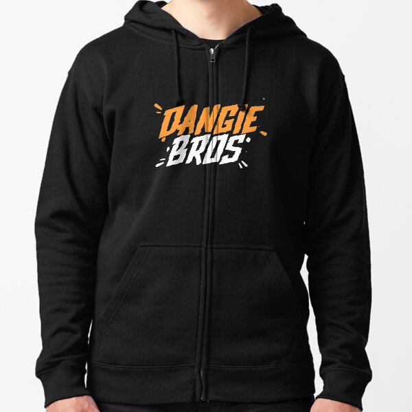 Dangie bros m-erch Logo Zipped Hoodie
