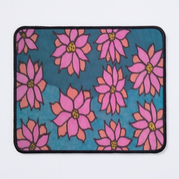 Item preview, Pink and Blue Dahlia Pattern designed and sold by DanielleGensler.