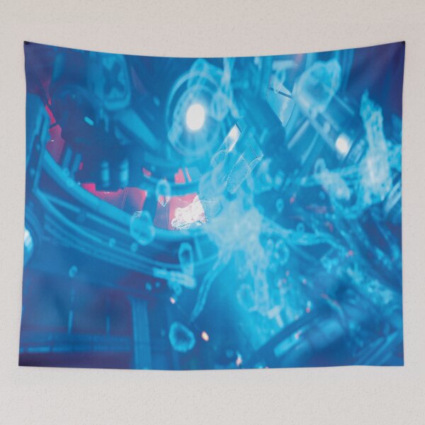 Item preview, Blue laboratory scene designed and sold by Veyiive.