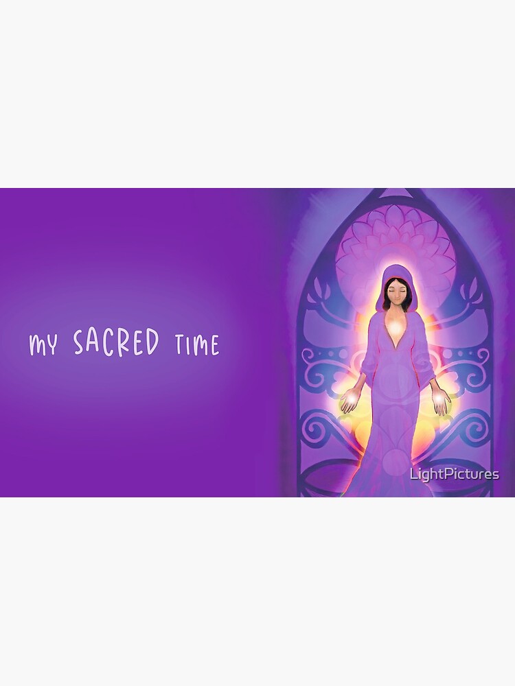 Thumbnail 6 of 6, Coffee Mug, My holy time in words designed and sold by LightPictures.