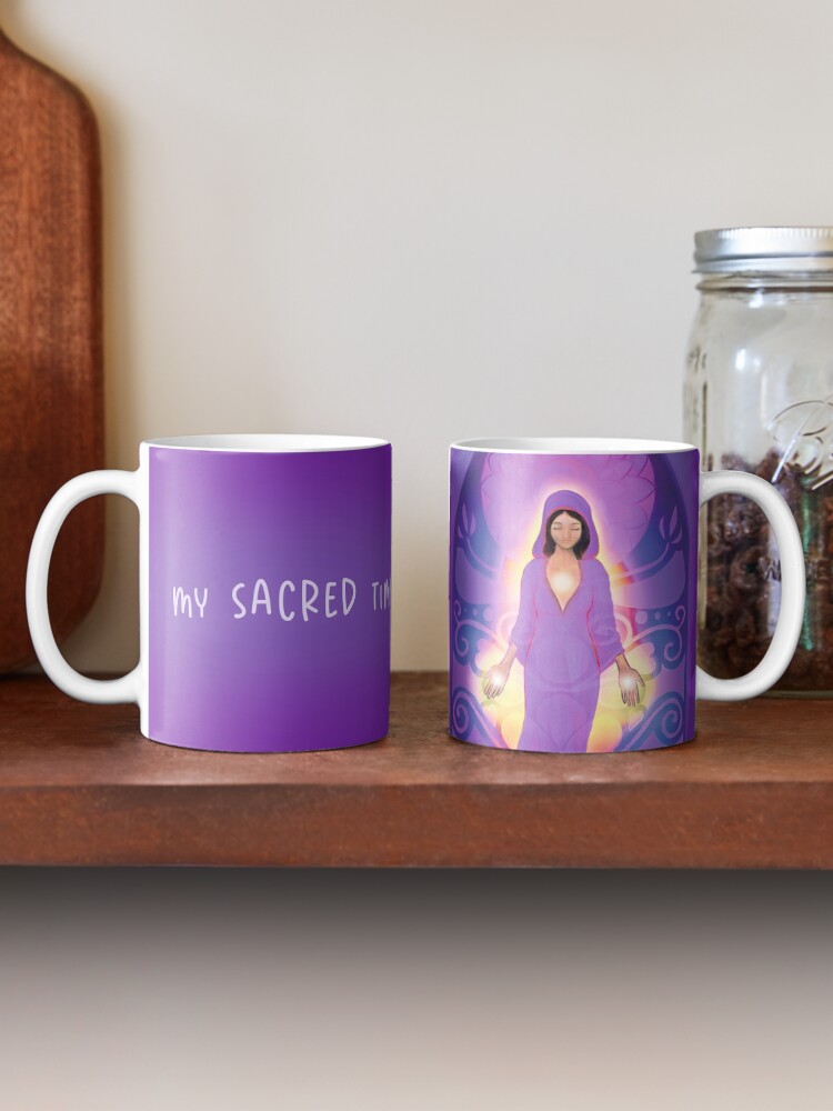 Thumbnail 2 of 6, Coffee Mug, My holy time in words designed and sold by LightPictures.