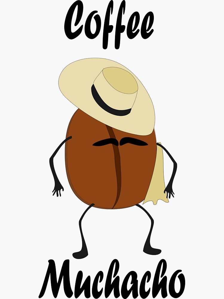 "coffee bean person" Sticker by rafs2020 Redbubble