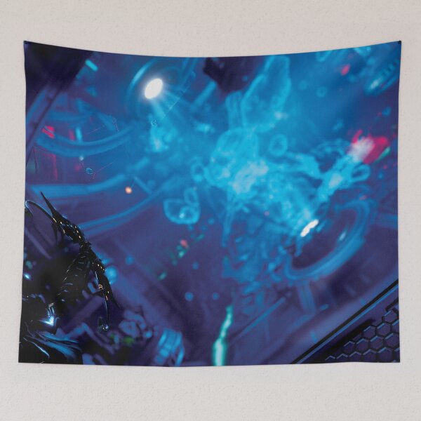 Item preview, Blue laboratory fight scene designed and sold by Veyiive.