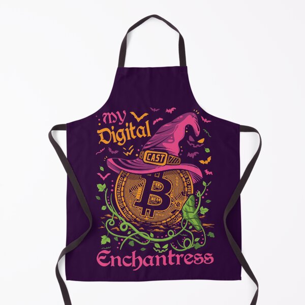 Artikelvorschau, Bitcoin Enchantress, meine digitale Besetzung während Halloween entworfen und verkauft von yashik.