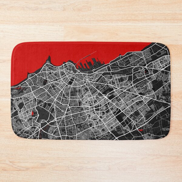 Item preview, Casablanca City Map of Morocco - Oriental designed and sold by deMAP.