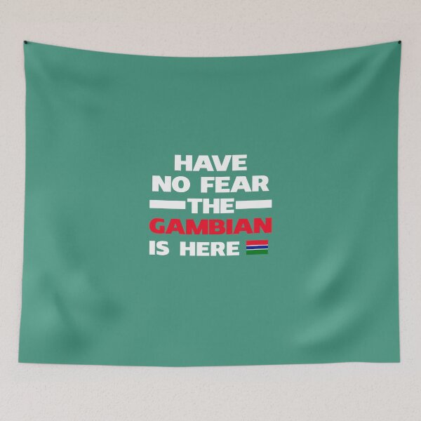 Item preview, No Fear Gambian Is Here Gambia Pride designed and sold by AlwaysAwesome.