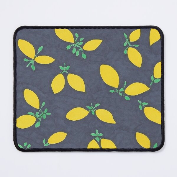 Item preview, Lemon Drops on Navy Blue designed and sold by DanielleGensler.