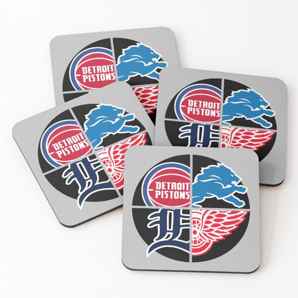 Detroit Sports Quad Coasters (Set of 4)