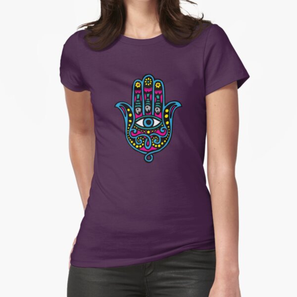 Hand of Fatima Fitted T-Shirt
