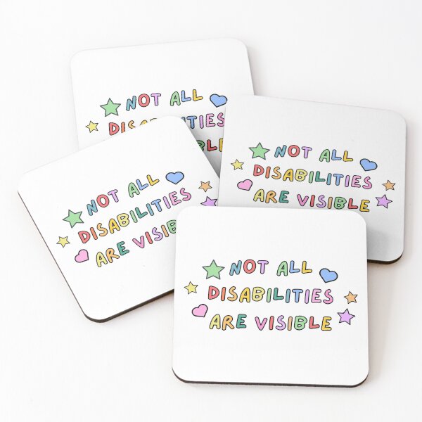 Item preview, Not All Disabilities Are Visible Sticker designed and sold by Brenda Simsn.