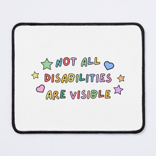 Item preview, Not All Disabilities Are Visible Sticker designed and sold by Brenda Simsn.