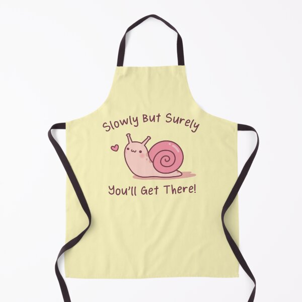 Item preview, Cute Snail Slowly But Surely You Will Get There designed and sold by rustydoodle.