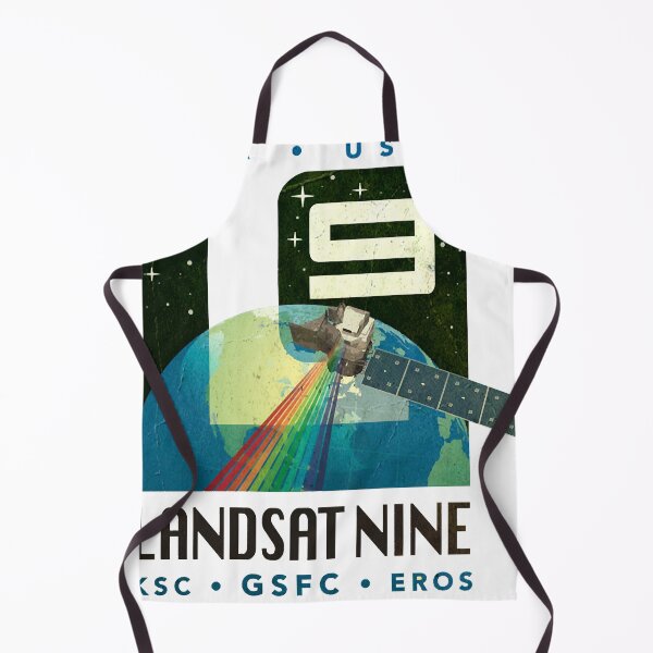 Item preview, LANDSAT 9 logo mission - vintage look Classic designed and sold by mickimedhursto.