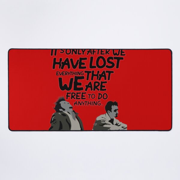 Item preview, Fight Club - We Are Free To Do Anything Quote designed and sold by EunoiaDynasty.