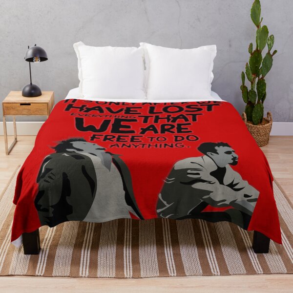 Item preview, Fight Club - We Are Free To Do Anything Quote designed and sold by EunoiaDynasty.