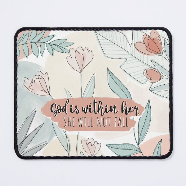 Item preview, God is within her, she will not fall. Psalm 46:5 designed and sold by Isabelle Verona.