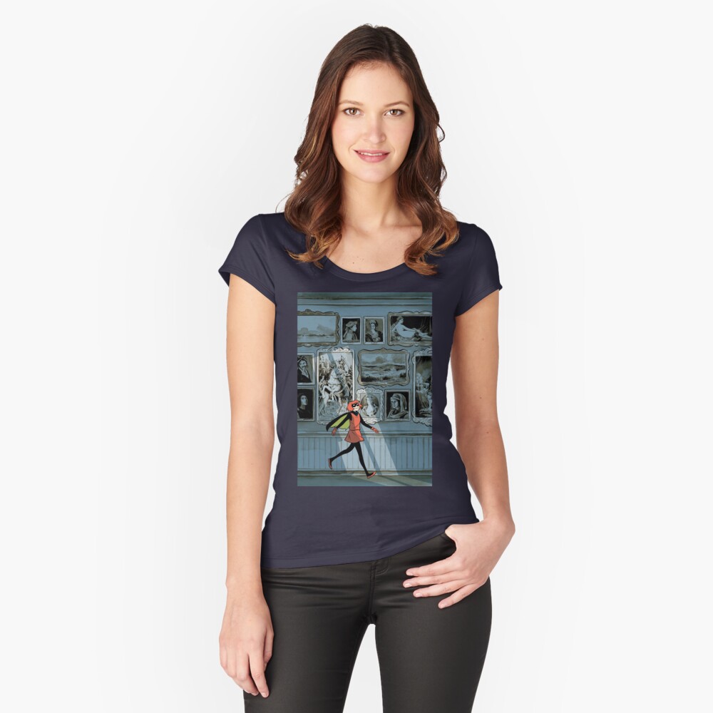 Item preview, Fitted Scoop T-Shirt designed and sold by colleencoover.