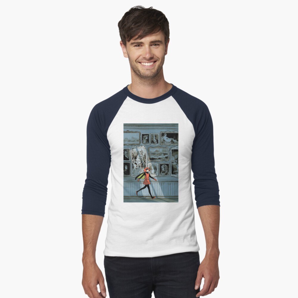 Item preview, Baseball ¾ Sleeve T-Shirt designed and sold by colleencoover.