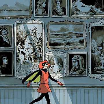 Artwork thumbnail, Bandette In The Gallery by Colleen Coover