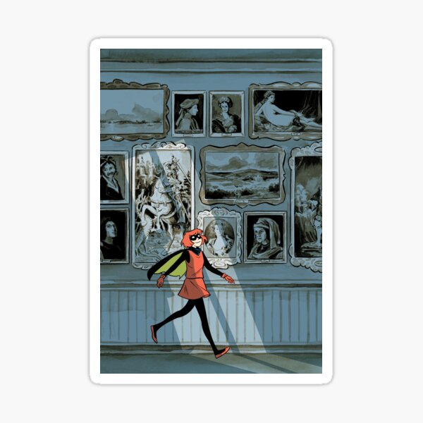 Bandette In The Gallery Sticker