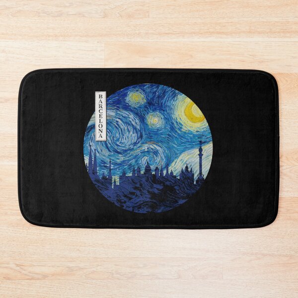 Item preview, Barcelona Starry Night Van Gogh Circle designed and sold by DFerraz.
