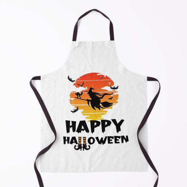 Item preview, Happy Halloween Witch Riding Brooms-Funny Halloween Women designed and sold by R&BApparel.