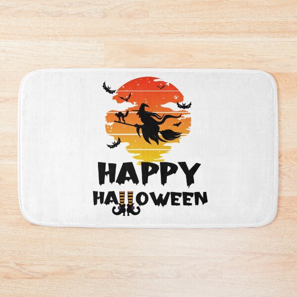 Item preview, Happy Halloween Witch Riding Brooms-Funny Halloween Women designed and sold by R&BApparel.