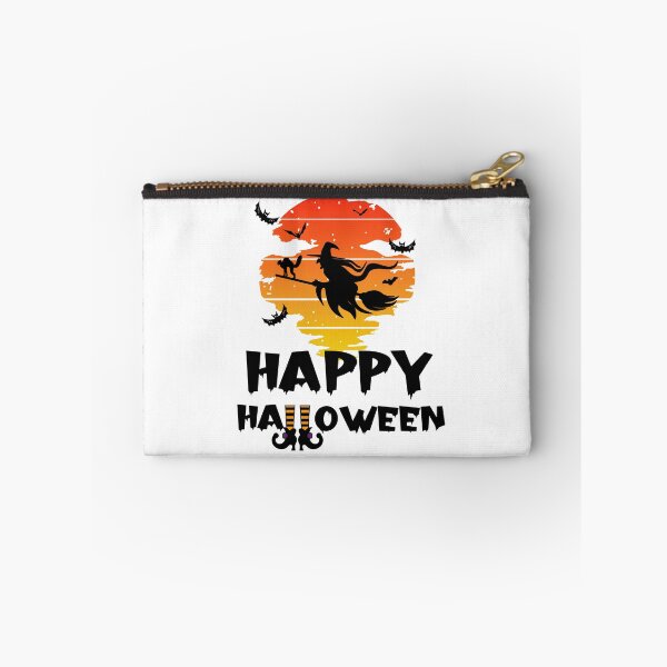 Item preview, Happy Halloween Witch Riding Brooms-Funny Halloween Women designed and sold by R&BApparel.