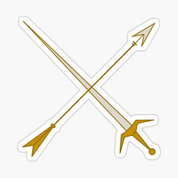 Item preview, Atlantia Sword and Arrow designed and sold by dani-peterson.