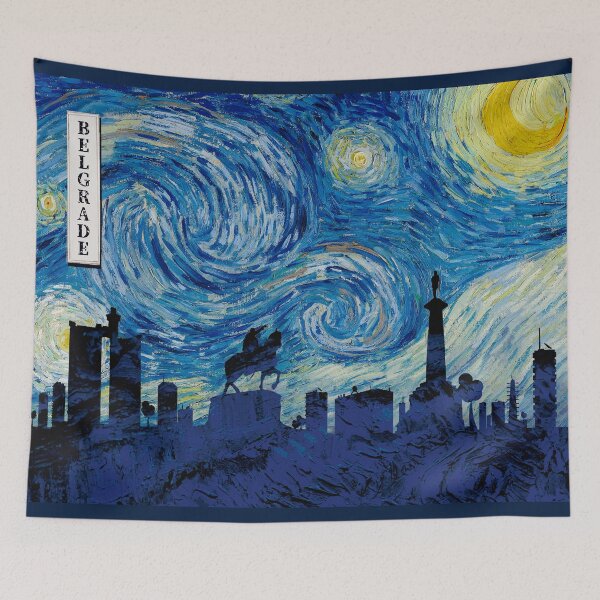 Item preview, Belgrade Van Gogh Starry Night designed and sold by DFerraz.