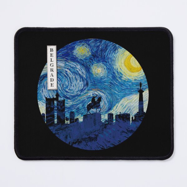 Item preview, Belgrade Starry Night Van Gogh Circle designed and sold by DFerraz.