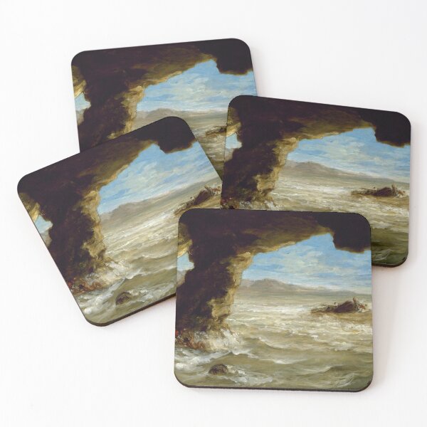 Item preview, Shipwreck on the Coast (Delacroix) designed and sold by ArtHistorical.