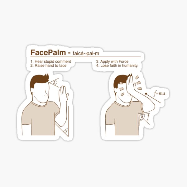 Item preview, FacePalm designed and sold by caravantshirts.