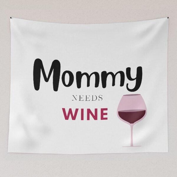 Item preview, Mommy needs wine to drink with children and homeschooling designed and sold by CeeLeighTees.