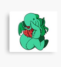 Winnie Thulhu Canvas Print