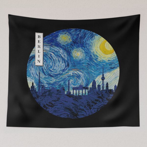 Item preview, Berlin Starry Night Van Gogh Circle designed and sold by DFerraz.