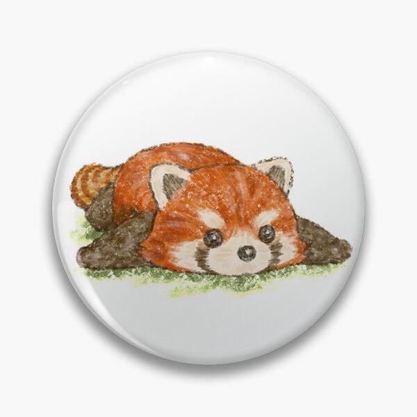 Item preview, Red panda in prone position designed and sold by Toru Sanogawa.