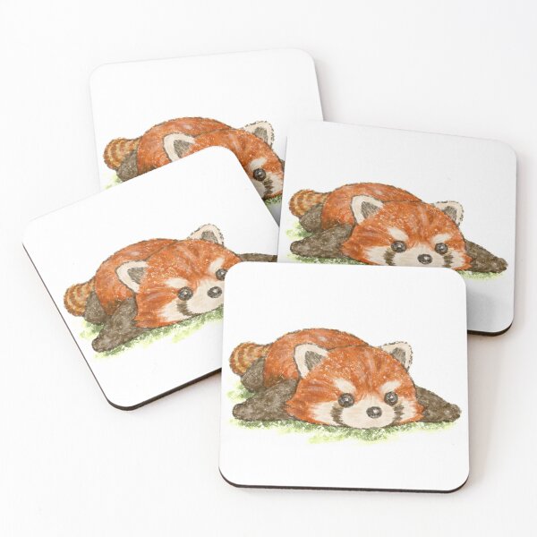 Item preview, Red panda in prone position designed and sold by Toru Sanogawa.