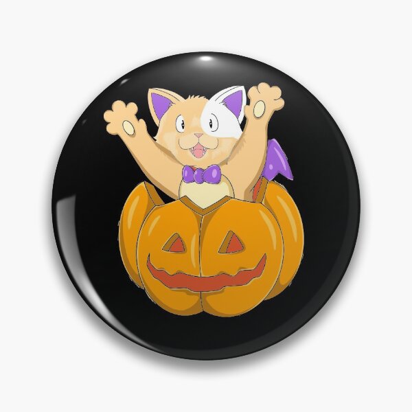 Item preview, Halloween Cats Anime Pumpkin designed and sold by hasanmasud.