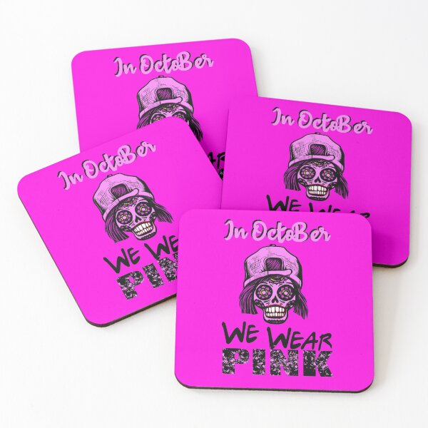 Artikelvorschau, Im Oktober tragen wir rosa Zuckerschädel-Krebsbewusstseinsgeschenke entworfen und verkauft von ilias13.