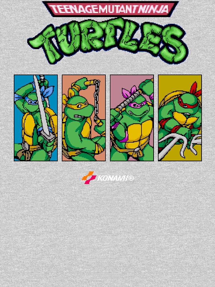 Teenage Mutant Ninja Turtles 80s Arcade Game T-Shirt