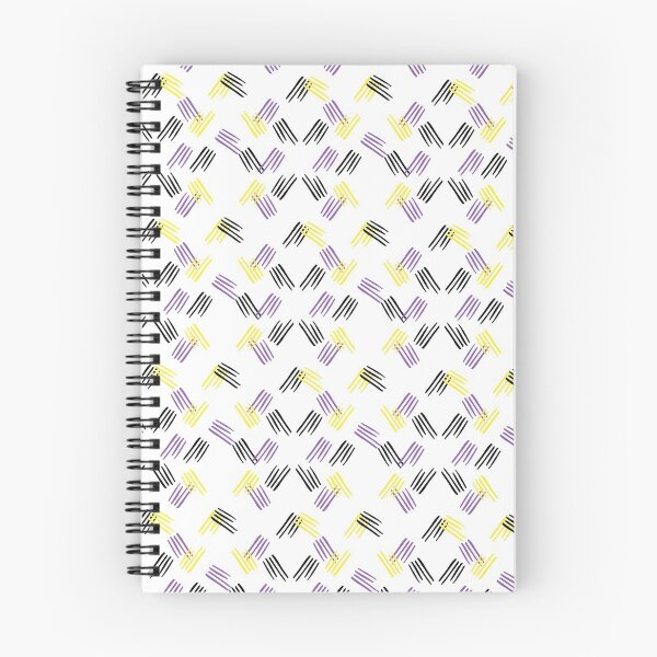 Item preview, Nonbinary Pride Colors Crosshatch Pattern designed and sold by Ispeakgeek.