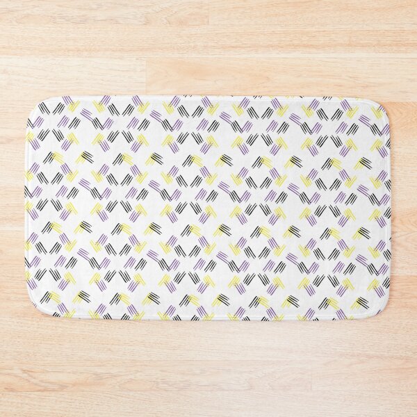 Item preview, Nonbinary Pride Colors Crosshatch Pattern designed and sold by Ispeakgeek.