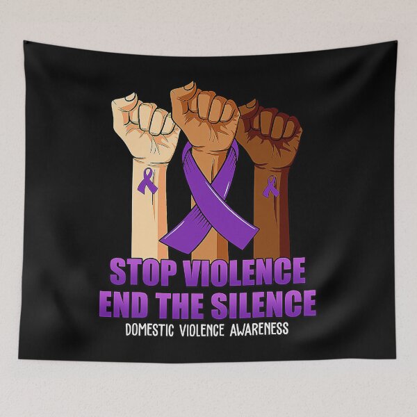 Item preview, Domestic Violence Awareness Stop Violence End Silence designed and sold by YonnaKendrick.