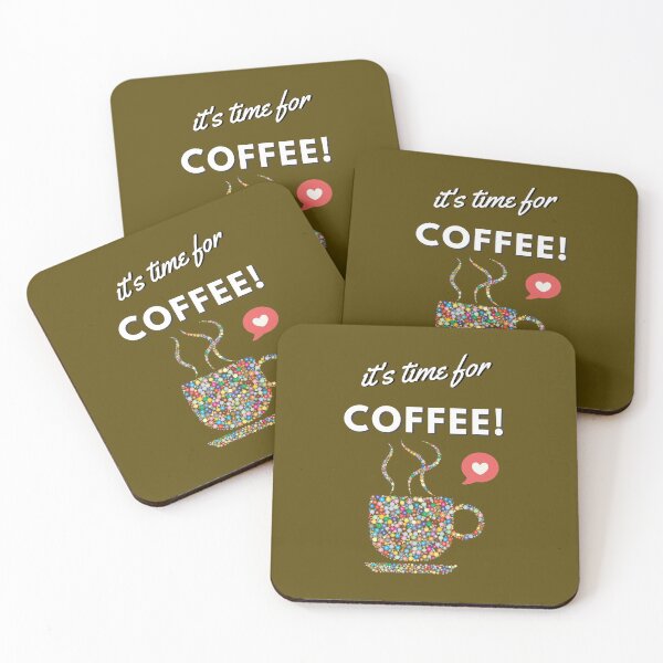 Item preview, It's Time For Coffee  designed and sold by checkertonetees.