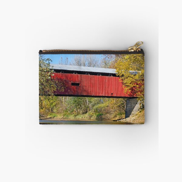 Item preview, Dick Huffman Covered Bridge, Putnam County Indiana designed and sold by Kenneth Keifer.